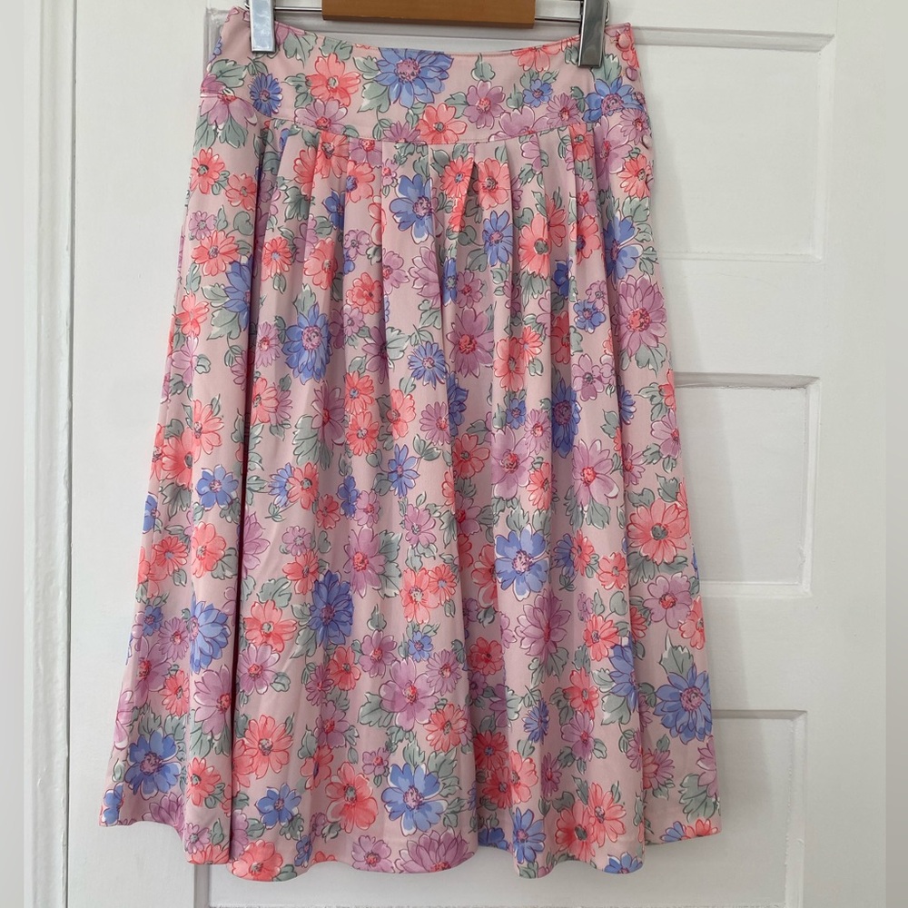 Vintage floral Cottagecore girlhoodcore skirt